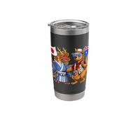 Japanese Australian Roots Japan Australia Flag Stainless Steel Insulated Tumbler