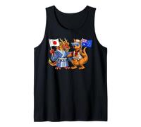 Japanese Australian Roots Japan Australia Flag Tank Top
