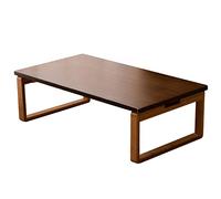 Japanese Bamboo Floor Table for Meditation and Tea - Small Coffee and Altar Table for Living Room and Bedroom, Design, 100x55x31cm, Ideal for Sitting on the Floor.
