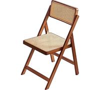 Japanese Bamboo Folding Chair, Portable Space-Saving Office Chair with Backrest, Ideal for Balcony and Living Room, Lightweight and Stylish Design