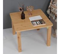 Japanese Bamboo Folding Coffee Table, Space-Saving Design for Living Room, Dining Room, and Tea Ceremonies, Enhances Home Decor