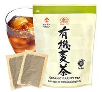 Japanese Barley Tea Bags - mugicha - Caffeine Free & Vegan, 100% Natural Japanese Tea, Sugar Free 30 LARGE TEA BAGS【YAMASAN】