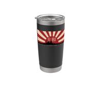 Japanese Battleship Yamato Rising Sun Flag Stainless Steel Insulated Tumbler