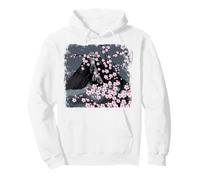 Japanese Beautiful Cherry Blossom, Pink Sakura Mount Fuji Pullover Hoodie