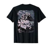 Japanese Beautiful Cherry Blossom with Mount Fuji (on back) T-Shirt