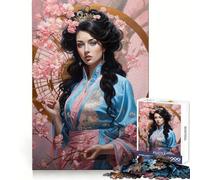 Japanese Beauty Jigsaw Puzzles for Adults 1000 Piece Brain Agility Restful Game Happy Challenge Night Game (50x75cm)