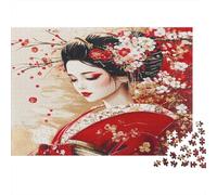 Japanese Beauty1000 Piece Impossible for Adults Games Gifts Kids Challenge JigsawArtistic Traditional Portrait