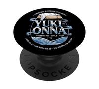 Japanese Beer Yuki Onna Japan Ghost Vintage Lager Souvenir PopSockets Adhesive PopGrip