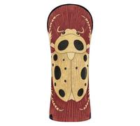 Japanese Beetle Insect Golf Club Head Covers Premium Leather Accessories with Number Tags for Woods and Driver Hybrid 1 Piecing