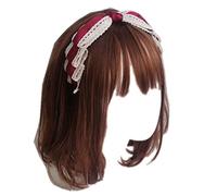 Japanese Big Bowknot Hair Hoop, Maid Lace, A
