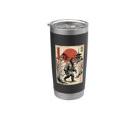 Japanese Bigfoot Samurai Forest Spirit Ukiyo-e Style Print Stainless Steel Insulated Tumbler