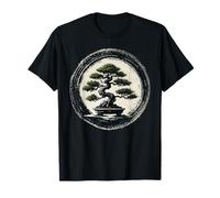 Japanese Bonsai Tree Zen Enso Circle T-Shirt