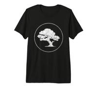 Japanese Bonsai Tree Zen Peace Tradition Graphic Art Premium T-Shirt