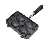 Japanese Bream Roasting Plate - 37.5 X 24 X 4 Cm, Anti-scalding Handle, Robust Griddle | Kitchen Stove Top Custard Chocolate Red Beans Stuffed Treat Party BBQ RV Camper Van Dorm Tool