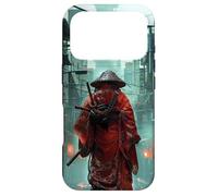 Japanese Bushido Spirit in Samurai retro vaporwave Cyberpunk Case for iPhone 17 Pro