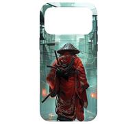 Japanese Bushido Spirit in Samurai retro vaporwave Cyberpunk Case for iPhone 17 Pro Max