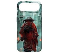 Japanese Bushido Spirit in Samurai retro vaporwave Cyberpunk Case for iPhone Air