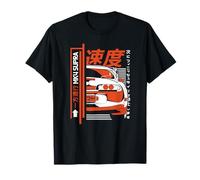 Japanese Car Lovers MK4 Supra Orange and White Cool T-Shirt
