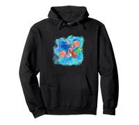 Japanese Carp Fighting the Giant Koi Fish Art Pullover Hoodie