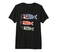 Japanese Carp Koi Koinobori Flag Childrens Day Kodomonohi Premium T-Shirt