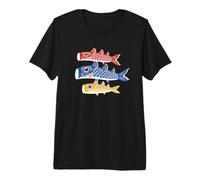 Japanese Carp Koi Koinobori Flag Childrens Day Kodomonohi Premium T-Shirt