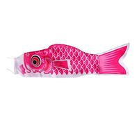 Japanese Carp Windsock Koinobori Flag 40/70/100CM Carp Flag Kite Multicolor Japanese Decorations Wind Sock Streamer Fish Flag Kite(40cm pink)