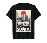 Japanese Cars Retro JDM Street Scene Tuner Car Art T-Shirt
