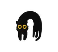 Japanese Cartoon Black Cat Series Alloy Brooch Metal Badge Lapel Pins Badges On Backpack Pines