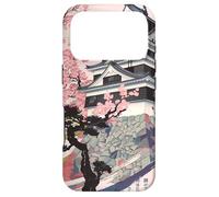 Japanese Castle Sakura Tree Cherry Blossom Japan Art Case for iPhone 17 Pro