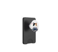 Japanese Cat Meditating Kawaii Samura Cat Kimono PopSockets PopWallet for MagSafe