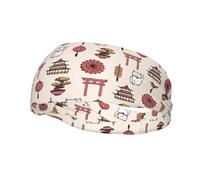 Japanese Cats Asian Oriental Print Sport Headbands Elastic Soft Sweatband for Workout Men Women