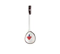 Japanese ceramic long-handled spoon hand-painted cute creative cartoon dessert spoon -G-small mushrooms