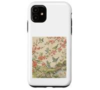 Japanese Cherry Blossom Birds Koi Art Case for iPhone 11