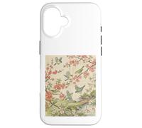 Japanese Cherry Blossom Birds Koi Art Case for iPhone 16