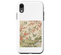 Japanese Cherry Blossom Birds Koi Art Case for iPhone XR