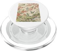 Japanese Cherry Blossom Birds Koi Art PopSockets PopGrip for MagSafe