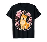 Japanese Cherry Blossom Shiba Inu Sakura T-Shirt
