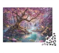 Japanese Cherry Blossom Trees 1000 Piece Jigsaw Puzzle,Impossible Challenge,Adults & Kids 14+,Home Wall Decor,Educational Toy,Premium Cardboard,Gift Idea,Stress Relief 70x50cm