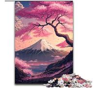 Japanese Cherry Blossoms 1000 Piece Jigsaw Puzzle for Adults Teens, Challenging Game Gifts for Is Ideal As A Gift for The Whole Family (26x38cm)