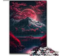 Japanese Cherry Blossoms 1000 Pieces Jigsaw Puzzle For Adults Teens, Toys Educational Games Stress Relieving Unique Birthday And Gifts (50x75cm)