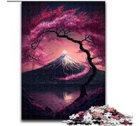 Japanese Cherry Blossoms 1000 Pieces Jigsaw Puzzles For Teens And Adults, Challenging Game for Is Ideal As A Gift for The Whole Family (50x75cm)