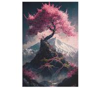 Japanese Cherry Blossoms Wooden Jigsaw Puzzles for Adults 1000 Pieces Jigsaw Puzzle For Kids Age 12 Educational Game Toys 78×53cm