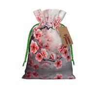 Japanese Cherry Flowers Christmas Bags Friend Party Presents Happy Halloween Birthdays Gift Weddings Snacks Hamper