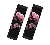 Japanese Cherry Flowers Print Travel Essentials Luggage Handle Wrap Grips 2 Packs Easy Identification Suitcases