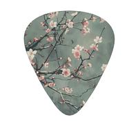 Japanese Cherry Flowers Print12 Professional Guitar Tuner For Guitar, Bass, & Chromatic Tuning Modes