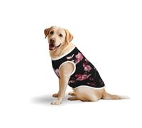 Japanese Cherry Flowersprint Medium Large Pets Vest Breathable Cozy Home Party Sleeveless Tank Top T-Shirt