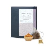 Japanese Chestnut Tea Bags by CHILL TEA Tokyo (30 Tea Bags)- Japanese Hojicha Loose Leaf Teabags, Flavoured Tea- Plastic-free, Plant-based tea bags Chestnut Flavour, Made in Japan