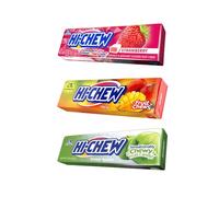 Japanese Chewy Soft & Juicy Assorted Fruity Flavoured Candy Sweets Snacks Kids Favourite 50g (Pack of 3)
