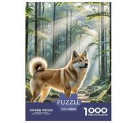 Japanese Chin 1000 Piece Jigsaw Puzzle Educational Games Classic Pet Dog Jigsaw Puzzle Unique Challenge Game for Adults And Kids 38x26cm/1000pcs