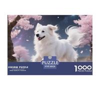 Japanese Chin 1000 Piece Jigsaw Puzzles Fun Challenging Modern Pet Dog for Family Activity Game Perfect for Relaxation for Adults And Kids Age 38x26cm/1000pcs